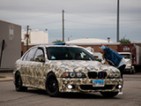 E60 BMW 5 Series with Camoflauge Wrap