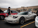 Chrome Popups on C5 Corvette at Cars & Coffee