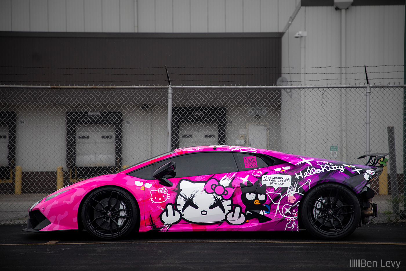 Hello Kitty Lamborghini Huracan in Chicago