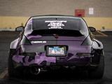 Tinted Taillights on Purple Nissan 350Z