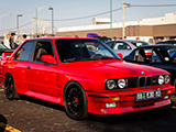 Clean Red BMW M3 at STA-BIL/303 Cars & Coffee