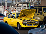 Yellow Toyota Corolla Coupe at STA-BIL/303 Product Cars & Coffee