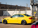 Yellow E92 BMW M3 at Chicago Car Meet