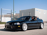 Peace Sign from a Honda del Sol