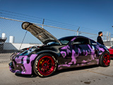 Camo Wrap on Nissan 350Z