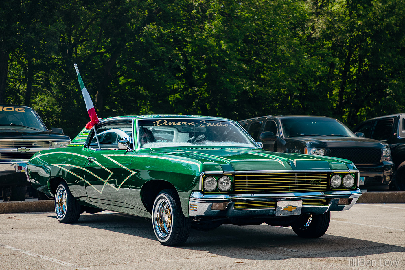 Green Chevrolet Caprice at Streets Summer Jam Picnic in Chicago