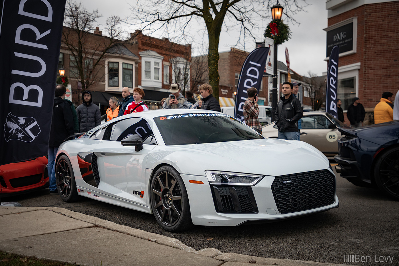 White Audi R8 with ALPHA 9 Twin Turbo Package from AMS Performance