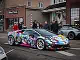Spray Painted Lamborghini Huracan