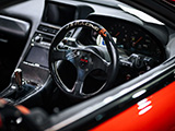 J'Racing Steering Wheel in JSM Acura NSX