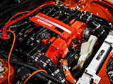 VG30DETT Engine in Red Z32