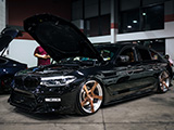 Black BMW 540i M Sport at Tuner Galleria