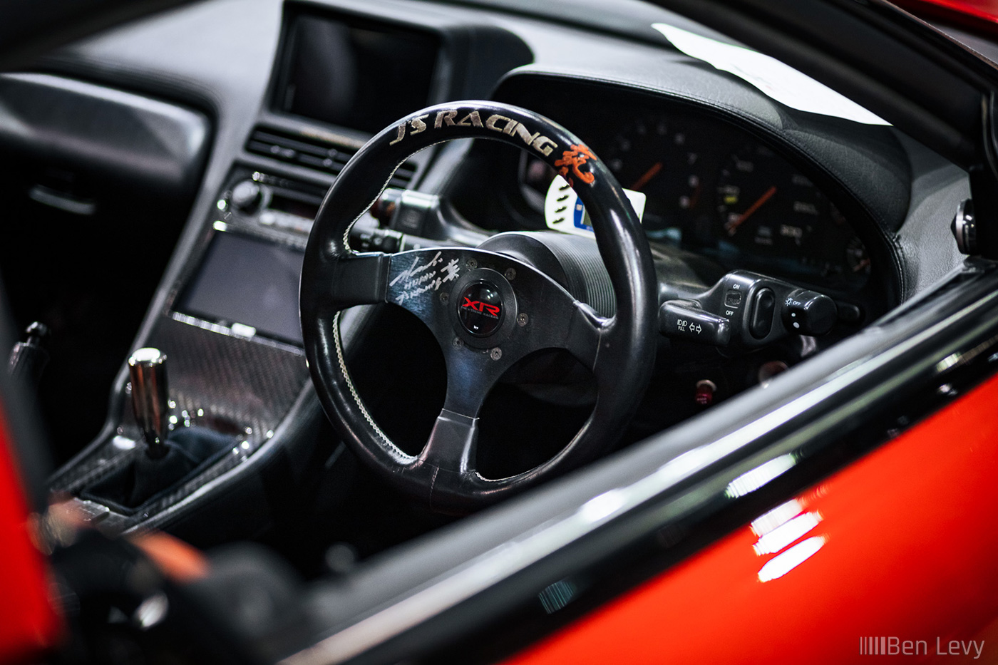 J'Racing Steering Wheel in JSM Acura NSX