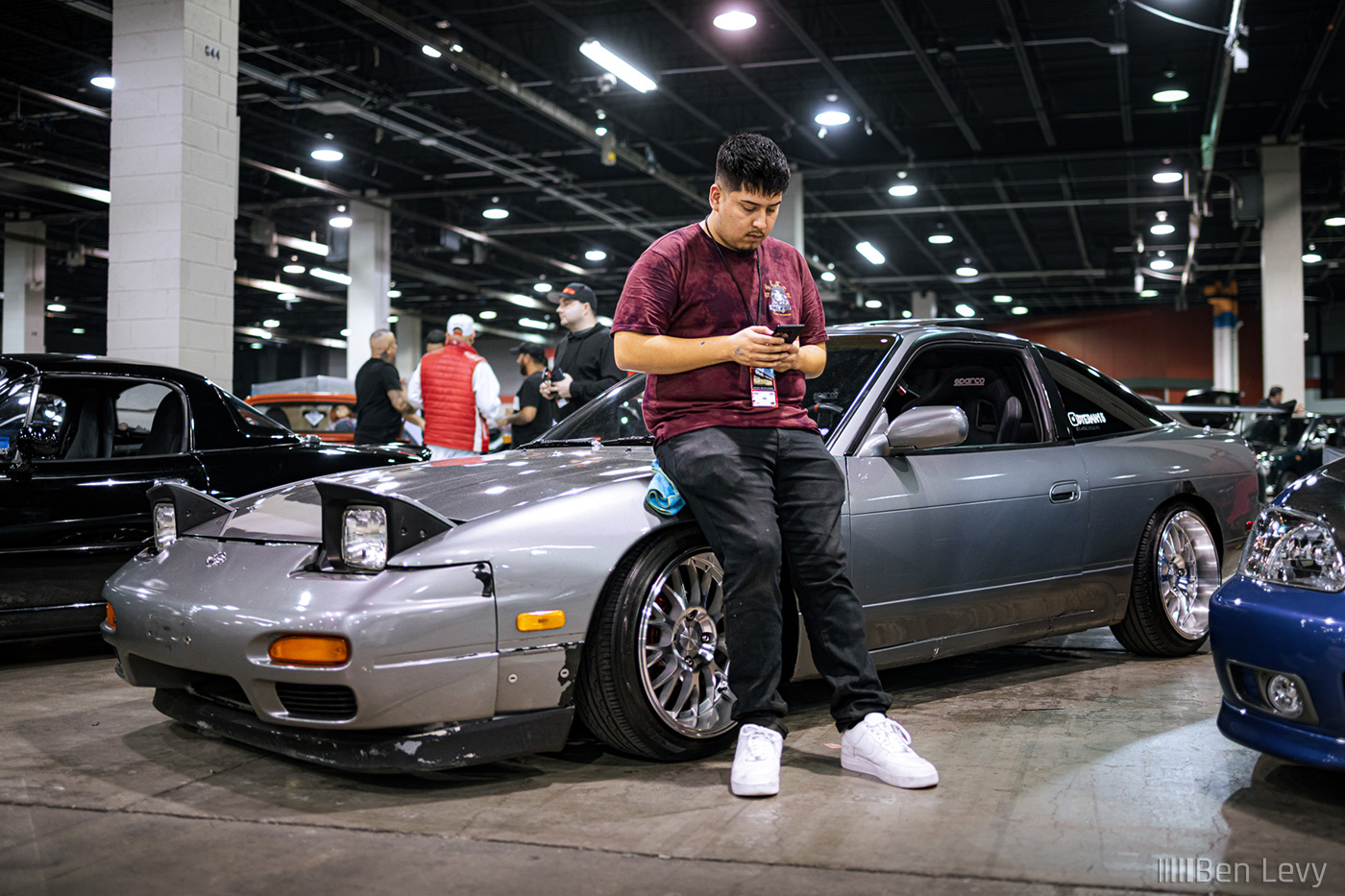 David and his S13 240SX at Tuner Galleria