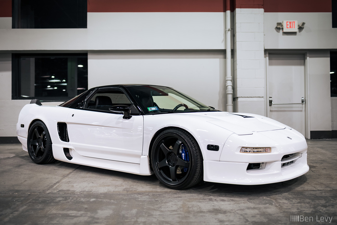 Kitted White Acura NSX at Tuner Galleria Chicago
