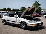 White JDM EF8 CRX