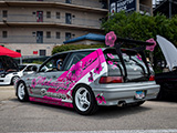 Midnight Dreamers Honda Civic Hatchback at USDM Super Meet: Chicago