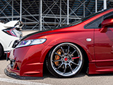Work Emotion ZR10 Wheel on FA Honda Civic