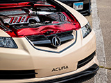 Flakes in Paint on Acura's Engine Cover