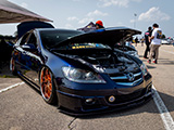 Bagged Acura RL at USDM Super Meet