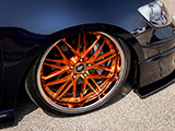 Weds Kranze Borphes Wheel on Blue Acura RL