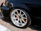 ARC AR4 Wheel on Black Honda Civic