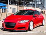 Red Honda CR-Z at USDM Super Meet