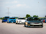 Nissan Silvia leads crew after the show