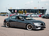 Grey Acura ILX with Bronze Wheels