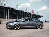 Side of Grey ILX at Route 66 Raceway
