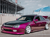 Fuchsia Wrap on Honda Prelude