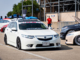 White Acura TSX Wagon