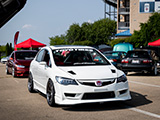 Civic Leaving USDM Super Meet in Joliet