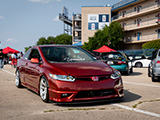 Burgundy Honda Civic Si Coupe