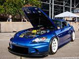 Blue Honda S2000 at USDM Super Meet: Chicago
