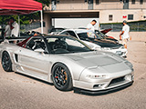 Silver RHD NSX at the Chicago