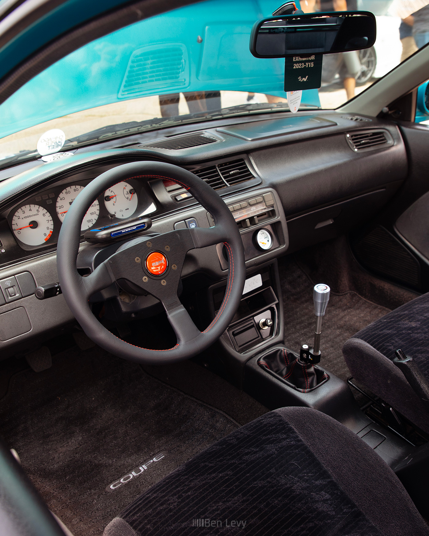 MOMO Steering Wheel in 5th Gen Honda Civic Coupe