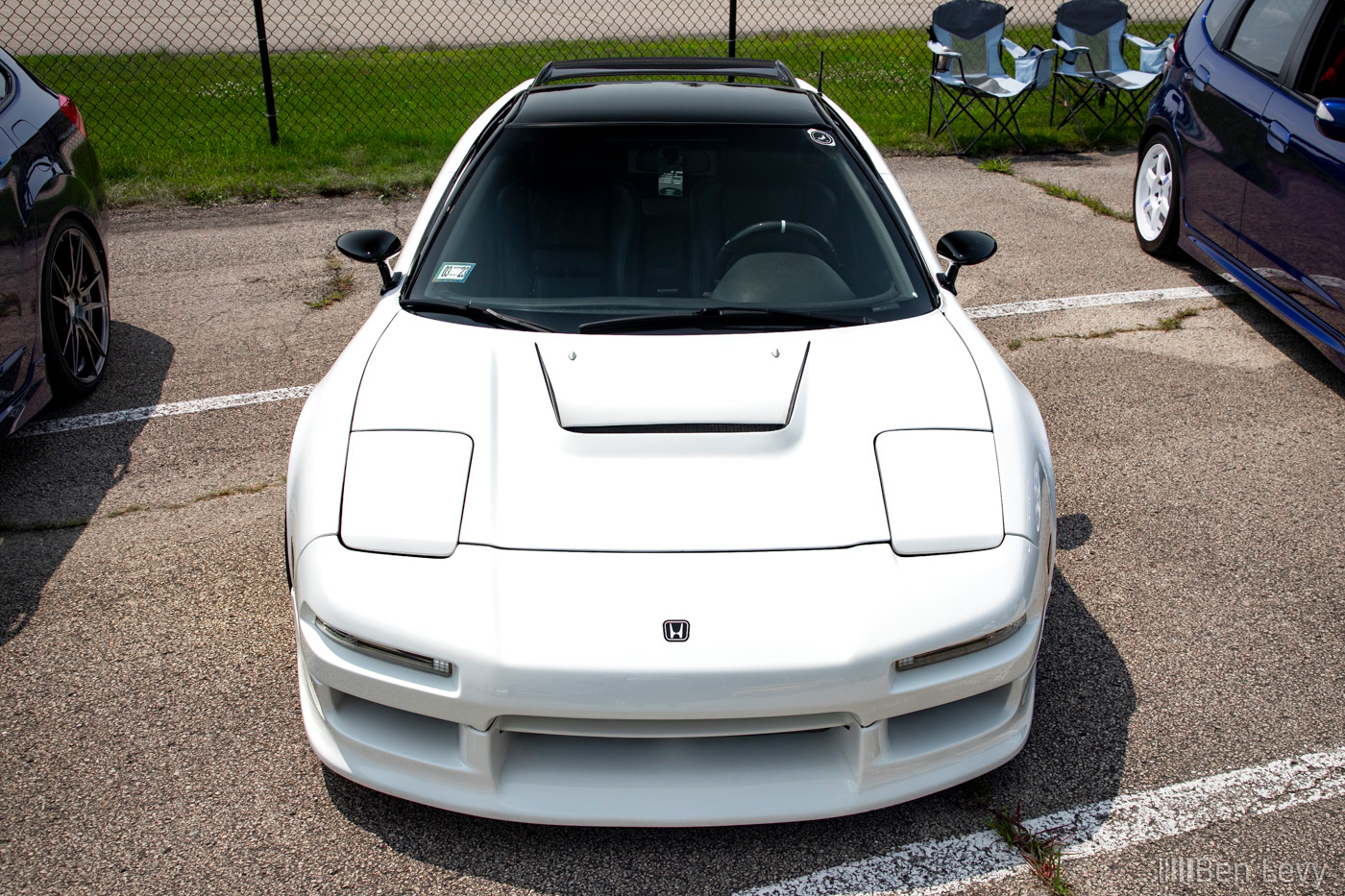 Topdown look at Modified Acura NSX