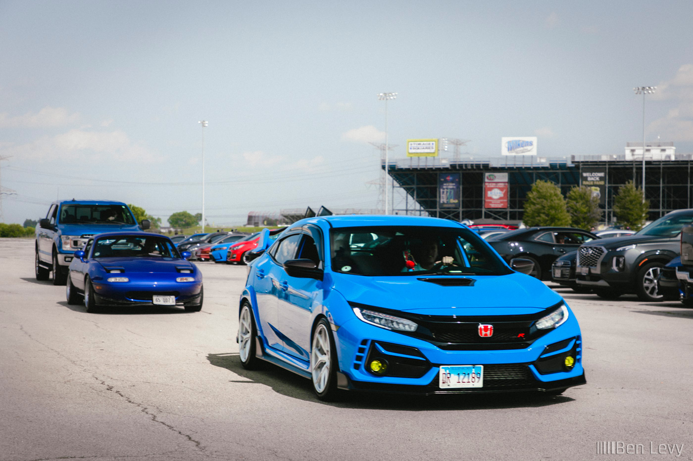 Boost Blue Civic Type-R at Route 66 Raceway