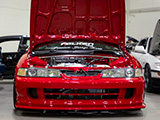 Front of Red Integra Type-R with JDM Front