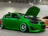 Green Chevy Aveo from ZZ Performance