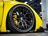 ANRKY Wheel on Yellow Lamborghini Huracan