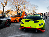 Lamborghinis in the Street in Hinsdale, IL