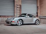 Silver Porsche 911 C4S (993) at Checkeditout Chicago