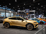 Gold Lamborghini Urus S