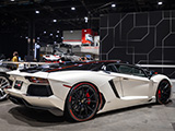 White Lamborghini Aventador LP700-4 Pirelli Edition