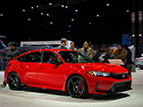 Red FL5 Honda Civic Type R at the Chicago Auto Show