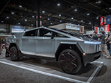 Tesla Cybertruck at the 2024 Chicago Auto Show