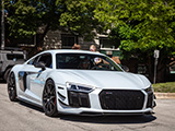 White 2018 Audi R8 Competition