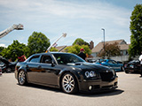 Black Chrysler 300 SRT8 Looking Menacing