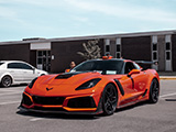 Orange Corvette ZR1 from CoolCarLaw